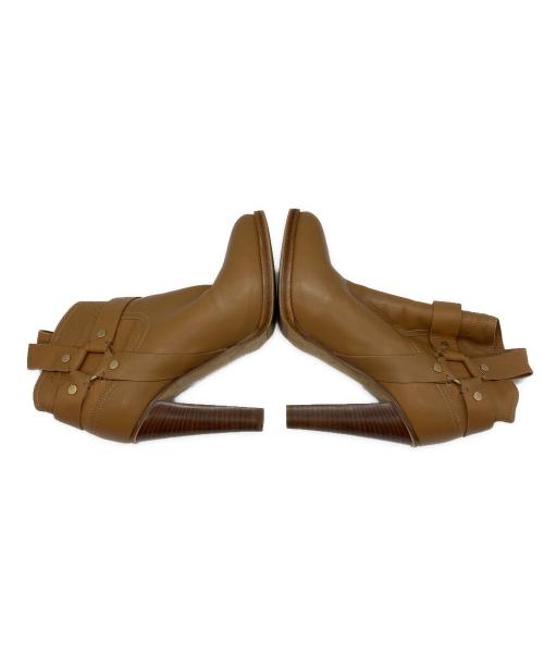 JIMMY CHOO（ジミーチュウ）JIMMY CHOO (ジミーチュウ) ショートブーツ ベージュ サイズ:SIZE 36 1/2の古着・服飾アイテム