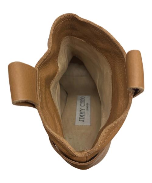 JIMMY CHOO（ジミーチュウ）JIMMY CHOO (ジミーチュウ) ショートブーツ ベージュ サイズ:SIZE 36 1/2の古着・服飾アイテム