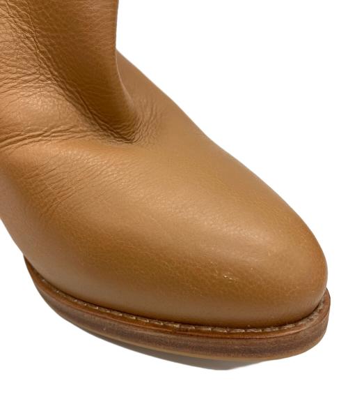 JIMMY CHOO（ジミーチュウ）JIMMY CHOO (ジミーチュウ) ショートブーツ ベージュ サイズ:SIZE 36 1/2の古着・服飾アイテム