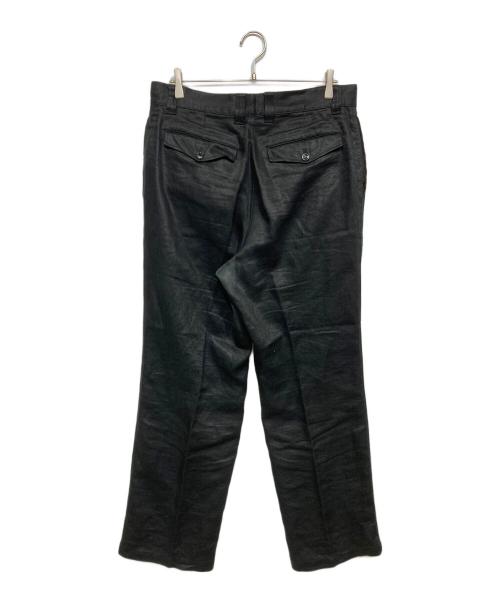 confect（コンフェクト）confect (コンフェクト) ヘビーリネンツイルミリタリートラウザーズ ブラック サイズ:4の古着・服飾アイテム