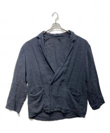 confect（コンフェクト）の古着「Linen Panama Weave Easy Jacket　02242-0019」｜ネイビー