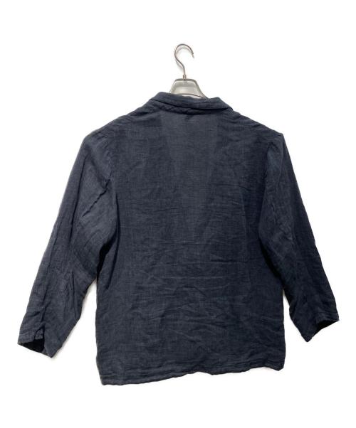 confect（コンフェクト）confect (コンフェクト) Linen Panama Weave Easy Jacket　02242-0019 ネイビー サイズ:5の古着・服飾アイテム