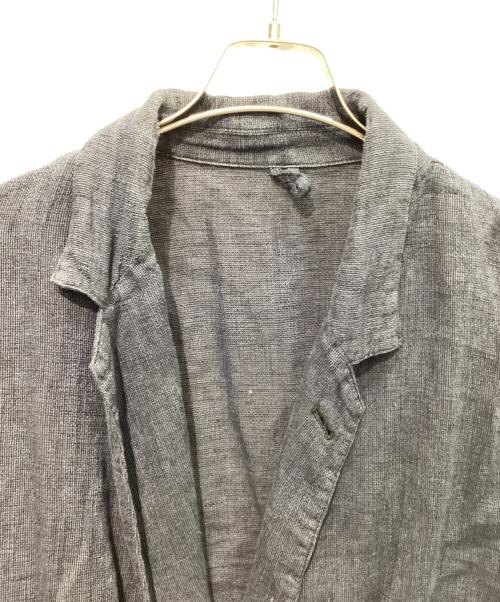 confect（コンフェクト）confect (コンフェクト) Linen Panama Weave Easy Jacket　02242-0019 ネイビー サイズ:5の古着・服飾アイテム