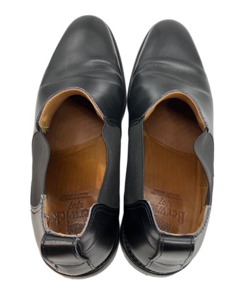 berwick（バーウィック）berwick (バーウィック) サイドゴアブーツ ブラック サイズ:SIZE 8 1/2の古着・服飾アイテム