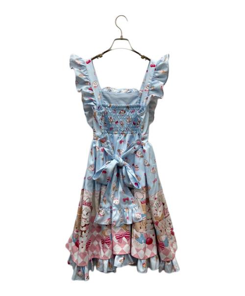 axes femme kawaii（アクシズ ファム）axes femme kawaii (アクシズ ファム) ダイナーカフェジャンスカ スカイブルー サイズ:Mの古着・服飾アイテム