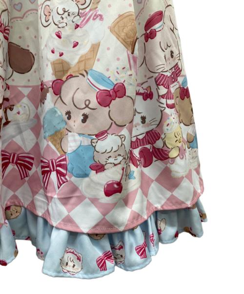 axes femme kawaii（アクシズ ファム）axes femme kawaii (アクシズ ファム) ダイナーカフェジャンスカ スカイブルー サイズ:Mの古着・服飾アイテム