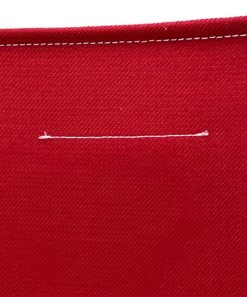 MM6 Maison Margiela（エムエムシックスメゾンマルジェラ）MM6 Maison Margiela (エムエムシックスメゾンマルジェラ) テクノウールプルオーバー レッド サイズ:40の古着・服飾アイテム