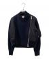 sacai（サカイ）の古着「ドッキング スウェット ブルゾン」｜ブラック