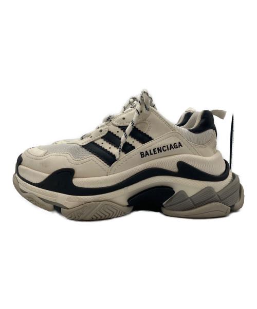 BALENCIAGA（バレンシアガ）BALENCIAGA (バレンシアガ) adidas (アディダス) Triple S　710020 ホワイト サイズ:24cmの古着・服飾アイテム