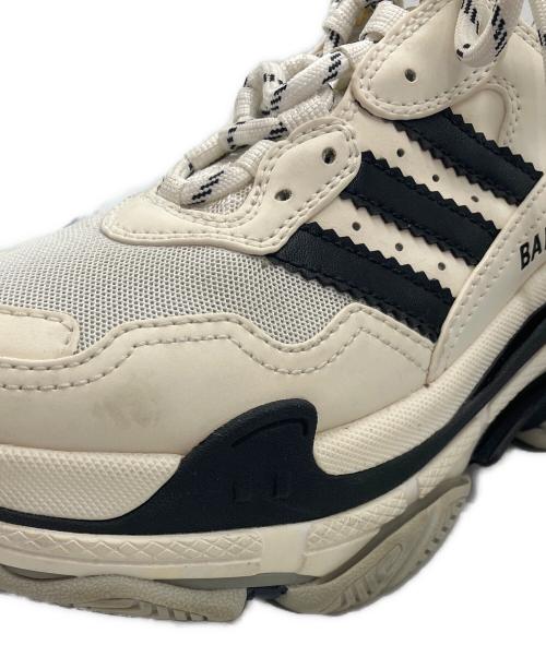 BALENCIAGA（バレンシアガ）BALENCIAGA (バレンシアガ) adidas (アディダス) Triple S　710020 ホワイト サイズ:24cmの古着・服飾アイテム