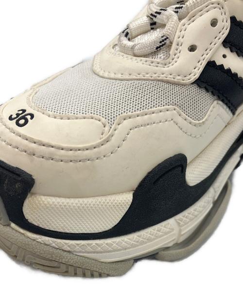 BALENCIAGA（バレンシアガ）BALENCIAGA (バレンシアガ) adidas (アディダス) Triple S　710020 ホワイト サイズ:24cmの古着・服飾アイテム