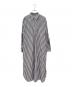 L'appartement（アパルトモン）の古着「FABRICA STRIPE SHIRT ONEPIECE」｜ホワイト×グレー