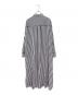 L'appartement (アパルトモン) FABRICA STRIPE SHIRT ONEPIECE ホワイト×グレー サイズ:Free：18000円
