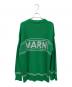 MARNI (マルニ) キモノスリーブ インターシャロゴ スリット カーディガン グリーン サイズ:36：33000円