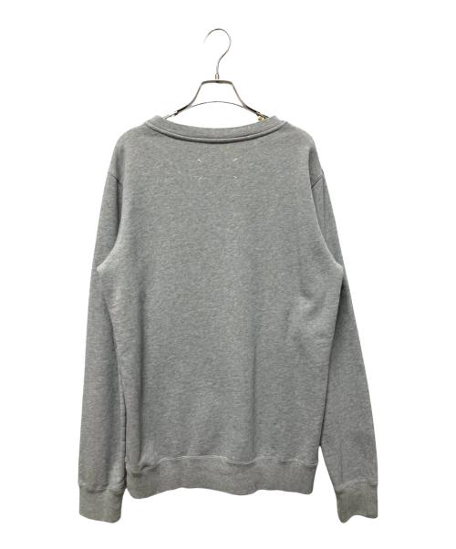 Maison Margiela（メゾンマルジェラ）Maison Margiela (メゾンマルジェラ) クルーネックスウェット グレー サイズ:Sの古着・服飾アイテム