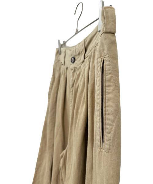 Maison Margiela（メゾンマルジェラ）Maison Margiela (メゾンマルジェラ) ワイドパンツ ベージュ サイズ:38の古着・服飾アイテム