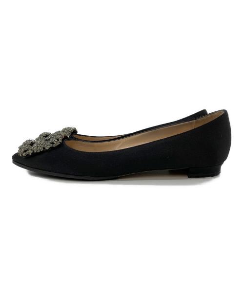 Manolo Blahnik（マノロブラニク）Manolo Blahnik (マノロブラニク) パンプス ブラック サイズ:35の古着・服飾アイテム
