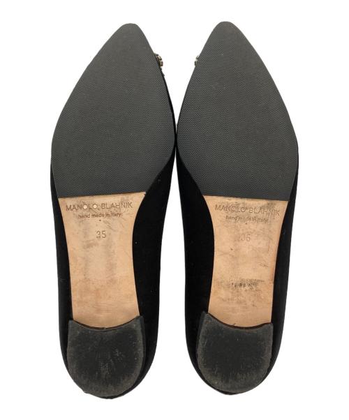 Manolo Blahnik（マノロブラニク）Manolo Blahnik (マノロブラニク) パンプス ブラック サイズ:35の古着・服飾アイテム
