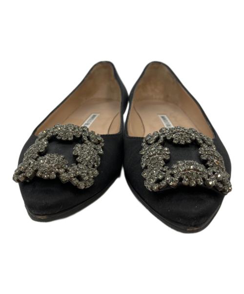 Manolo Blahnik（マノロブラニク）Manolo Blahnik (マノロブラニク) パンプス ブラック サイズ:35の古着・服飾アイテム