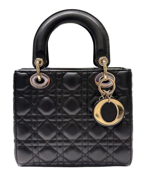 Christian Dior（クリスチャン ディオール）Christian Dior (クリスチャン ディオール) 2WAYバッグ/レディディオールカナージュ/MY ABCDIOR スモール ブラックの古着・服飾アイテム