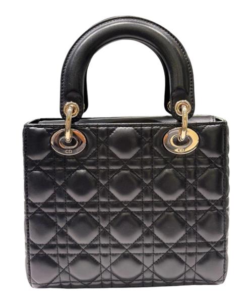 Christian Dior（クリスチャン ディオール）Christian Dior (クリスチャン ディオール) 2WAYバッグ/レディディオールカナージュ/MY ABCDIOR スモール ブラックの古着・服飾アイテム