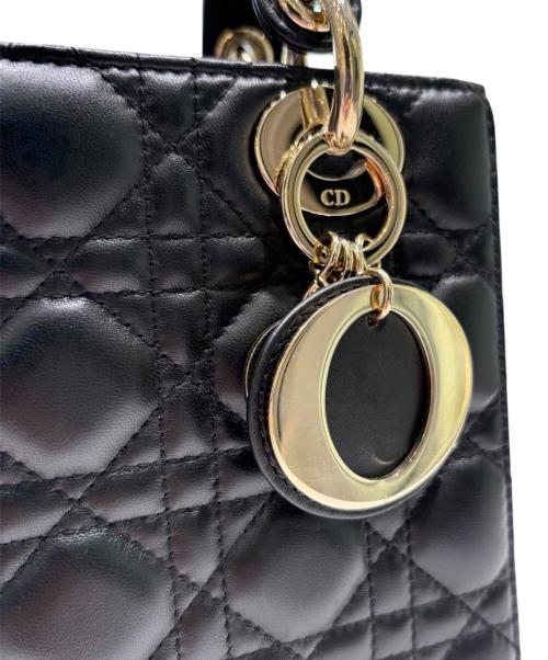 Christian Dior（クリスチャン ディオール）Christian Dior (クリスチャン ディオール) 2WAYバッグ/レディディオールカナージュ/MY ABCDIOR スモール ブラックの古着・服飾アイテム