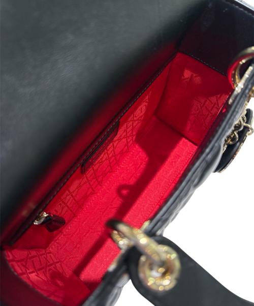 Christian Dior（クリスチャン ディオール）Christian Dior (クリスチャン ディオール) 2WAYバッグ/レディディオールカナージュ/MY ABCDIOR スモール ブラックの古着・服飾アイテム