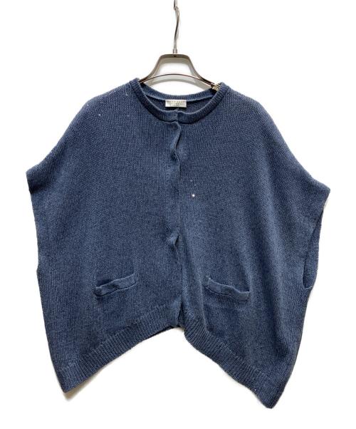 BRUNELLO CUCINELLI（ブルネロクチネリ）BRUNELLO CUCINELLI (ブルネロクチネリ) ニットカーディガン ネイビー サイズ:Mの古着・服飾アイテム