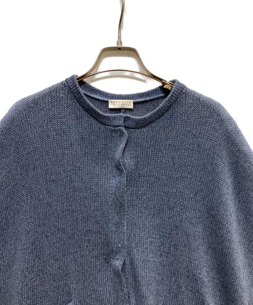 BRUNELLO CUCINELLI（ブルネロクチネリ）BRUNELLO CUCINELLI (ブルネロクチネリ) ニットカーディガン ネイビー サイズ:Mの古着・服飾アイテム