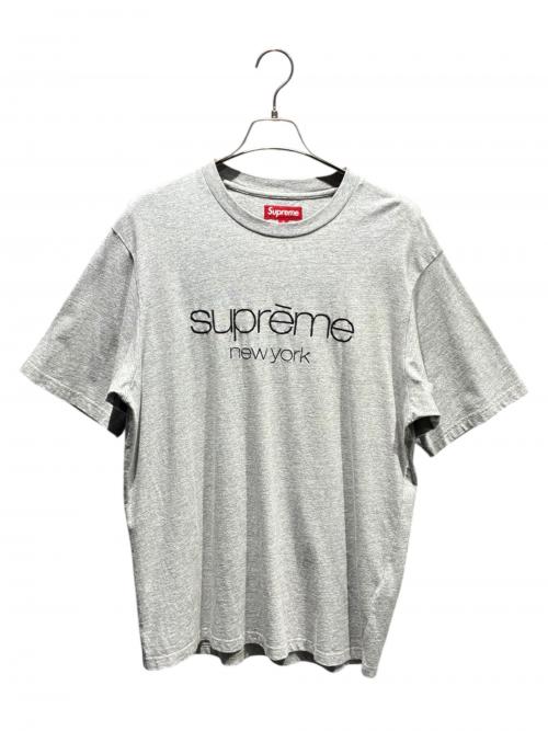 SUPREME（シュプリーム）SUPREME (シュプリーム) Classic Logo S/S TOP Tee グレー サイズ:Mの古着・服飾アイテム