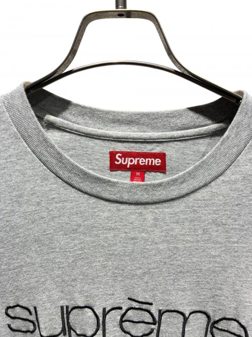 SUPREME（シュプリーム）SUPREME (シュプリーム) Classic Logo S/S TOP Tee グレー サイズ:Mの古着・服飾アイテム