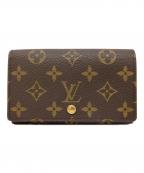 LOUIS VUITTONルイ ヴィトン）の古着「2つ折り財布」｜ブラウン