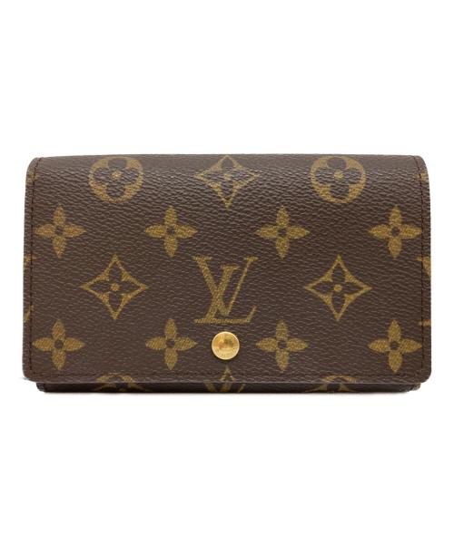 LOUIS VUITTON（ルイ ヴィトン）LOUIS VUITTON (ルイ ヴィトン) 2つ折り財布 ブラウンの古着・服飾アイテム