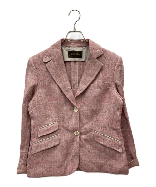LORO PIANA（ロロピアーナ）LORO PIANA (ロロピアーナ) リネンシルクジャケット ピンク サイズ:42の古着・服飾アイテム