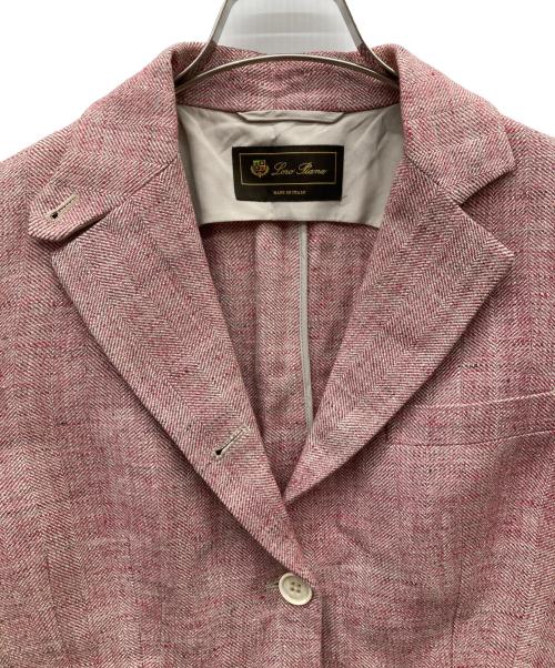 LORO PIANA（ロロピアーナ）LORO PIANA (ロロピアーナ) リネンシルクジャケット ピンク サイズ:42の古着・服飾アイテム