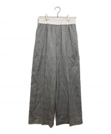 DARKPARK（ダークパーク）の古着「SLY Gray Windsor Check Wool Pants」｜グレー