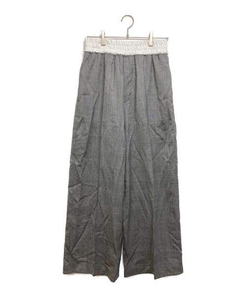 DARKPARK（ダークパーク）DARKPARK (ダークパーク) SLY Gray Windsor Check Wool Pants グレー サイズ:38の古着・服飾アイテム