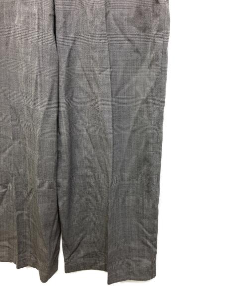 DARKPARK（ダークパーク）DARKPARK (ダークパーク) SLY Gray Windsor Check Wool Pants グレー サイズ:38の古着・服飾アイテム