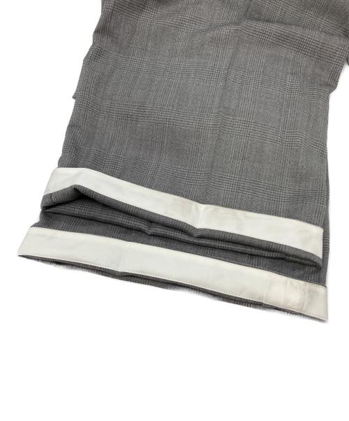 DARKPARK（ダークパーク）DARKPARK (ダークパーク) SLY Gray Windsor Check Wool Pants グレー サイズ:38の古着・服飾アイテム