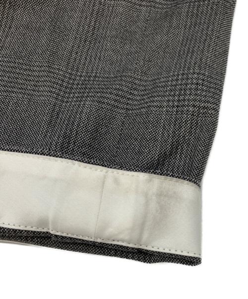 DARKPARK（ダークパーク）DARKPARK (ダークパーク) SLY Gray Windsor Check Wool Pants グレー サイズ:38の古着・服飾アイテム