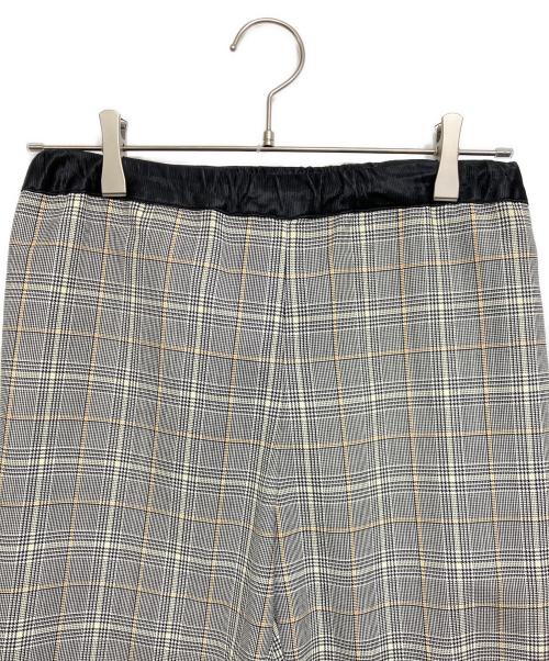 MARNI（マルニ）MARNI (マルニ) チェック柄テーパードパンツ ブラック サイズ:38の古着・服飾アイテム