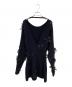 MYLAN (マイラン) Wool Cashmere Knit Mini Dress with Ribbon ブラック サイズ:F：30000円