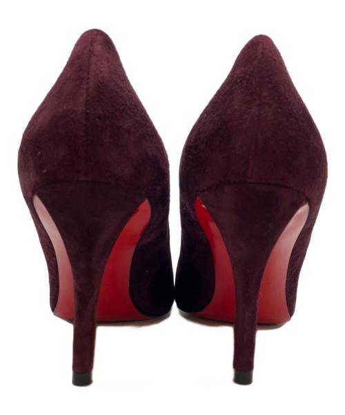 Christian Louboutin（クリスチャン・ルブタン）Christian Louboutin (クリスチャン・ルブタン) スウェードパンプス パープル サイズ:37の古着・服飾アイテム