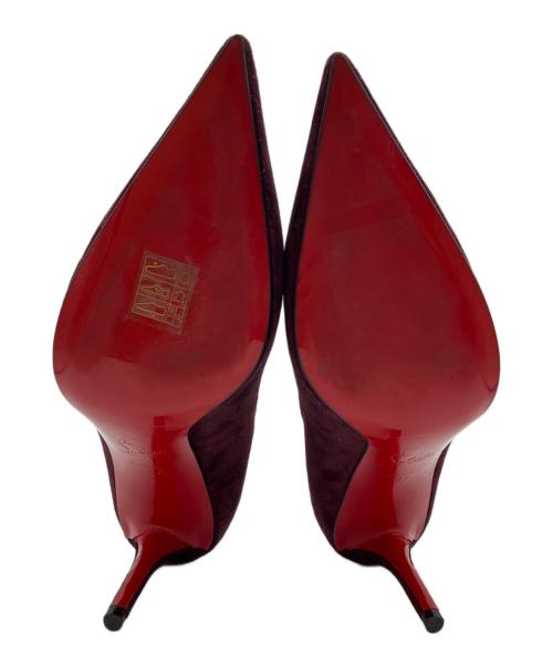 Christian Louboutin（クリスチャン・ルブタン）Christian Louboutin (クリスチャン・ルブタン) スウェードパンプス パープル サイズ:37の古着・服飾アイテム