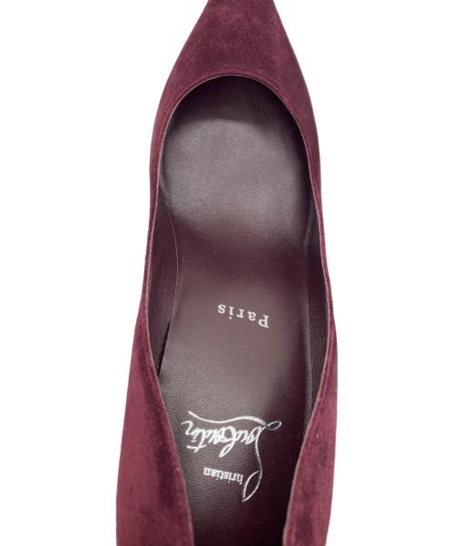 Christian Louboutin（クリスチャン・ルブタン）Christian Louboutin (クリスチャン・ルブタン) スウェードパンプス パープル サイズ:37の古着・服飾アイテム