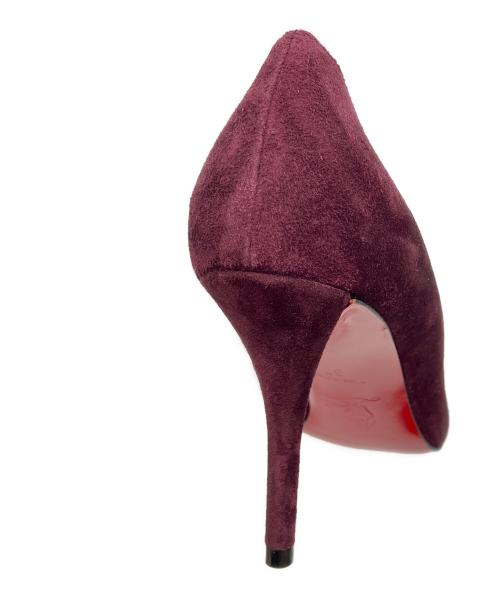 Christian Louboutin（クリスチャン・ルブタン）Christian Louboutin (クリスチャン・ルブタン) スウェードパンプス パープル サイズ:37の古着・服飾アイテム