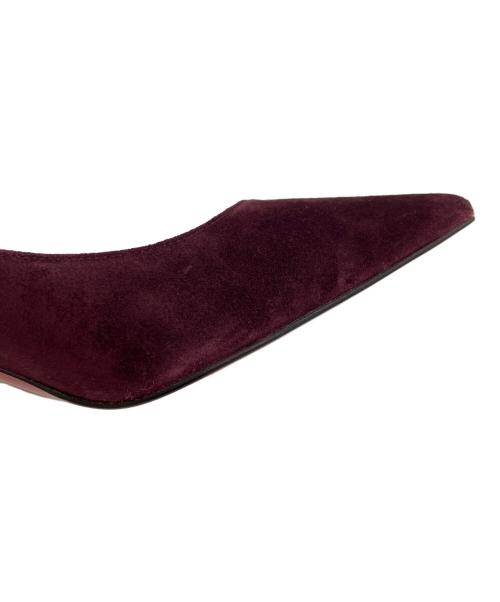 Christian Louboutin（クリスチャン・ルブタン）Christian Louboutin (クリスチャン・ルブタン) スウェードパンプス パープル サイズ:37の古着・服飾アイテム
