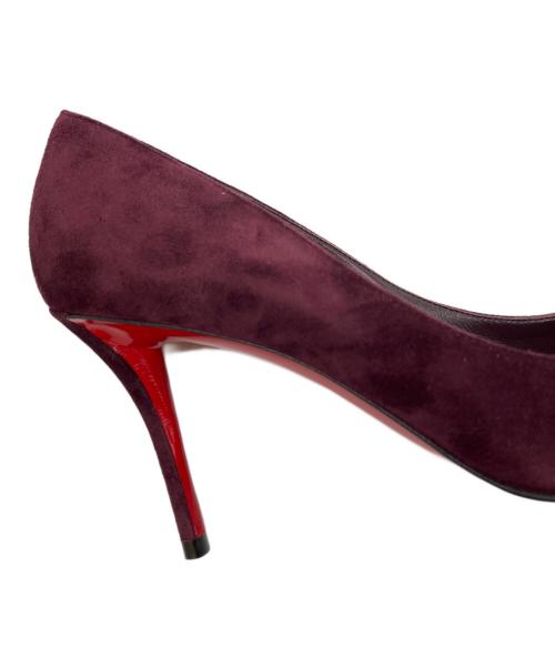 Christian Louboutin（クリスチャン・ルブタン）Christian Louboutin (クリスチャン・ルブタン) スウェードパンプス パープル サイズ:37の古着・服飾アイテム