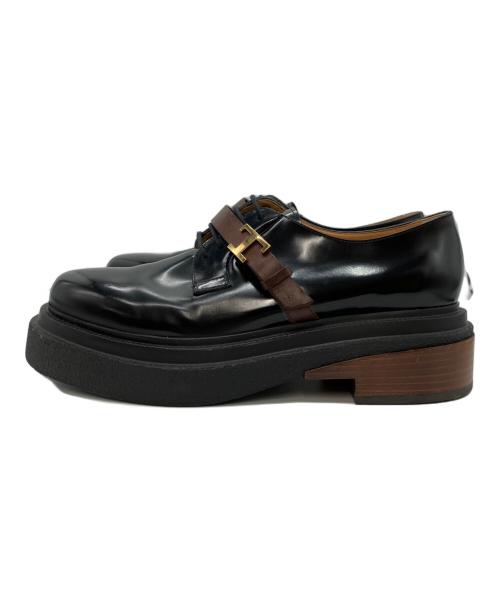 TOD'S（トッズ）TOD'S (トッズ) レースアップシューズ ブラック サイズ:37 1/2の古着・服飾アイテム