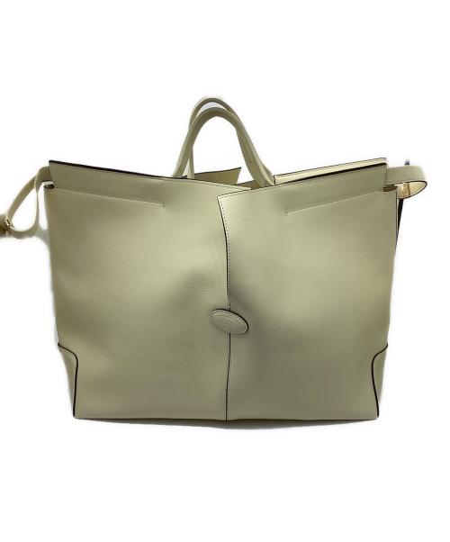 TOD'S（トッズ）TOD'S (トッズ) ショッピング バッグ ミディアム イエロー サイズ:Mの古着・服飾アイテム
